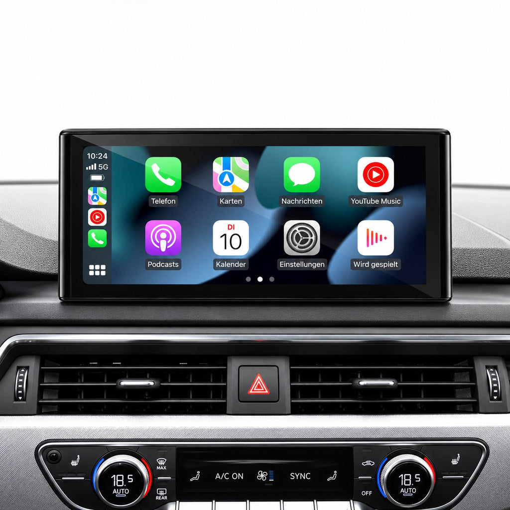 10,25 Zoll CarPlay Display im Audi A4 B9 / A5 – CarPlay-Startbildschirm