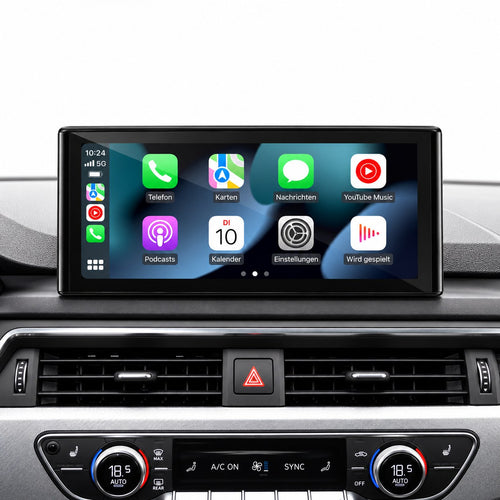 10,25 Zoll CarPlay Display im Audi A4 B9 / A5 – CarPlay-Startbildschirm