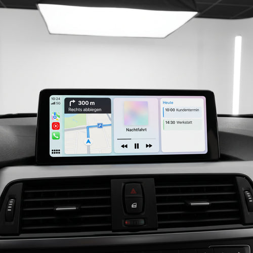 10,25 Zoll CarPlay Display im BMW 3er F30 – CarPlay-Dashboard