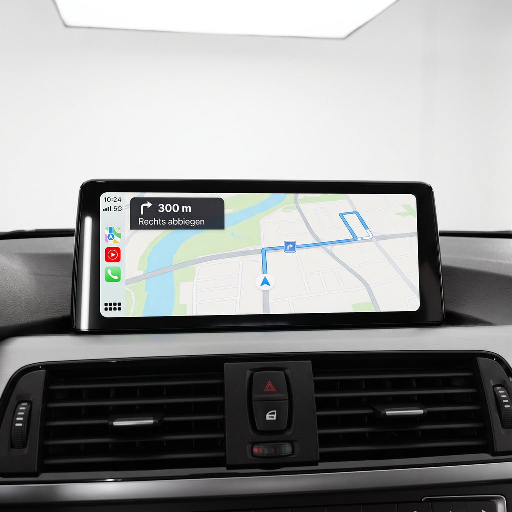 10,25 Zoll CarPlay Display BMW F30 mit Apple Karten