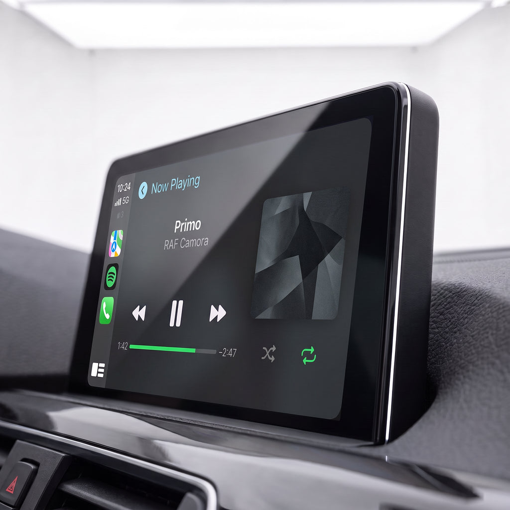 12,3 Zoll CarPlay Display BMW F30 – seitliche Ansicht