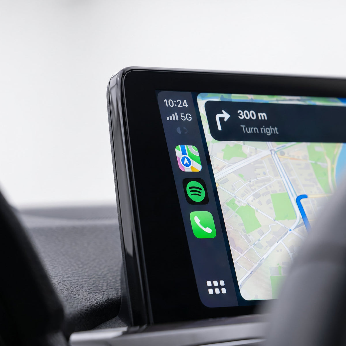 CarPlay Oberfläche auf dem BMW F30 Display