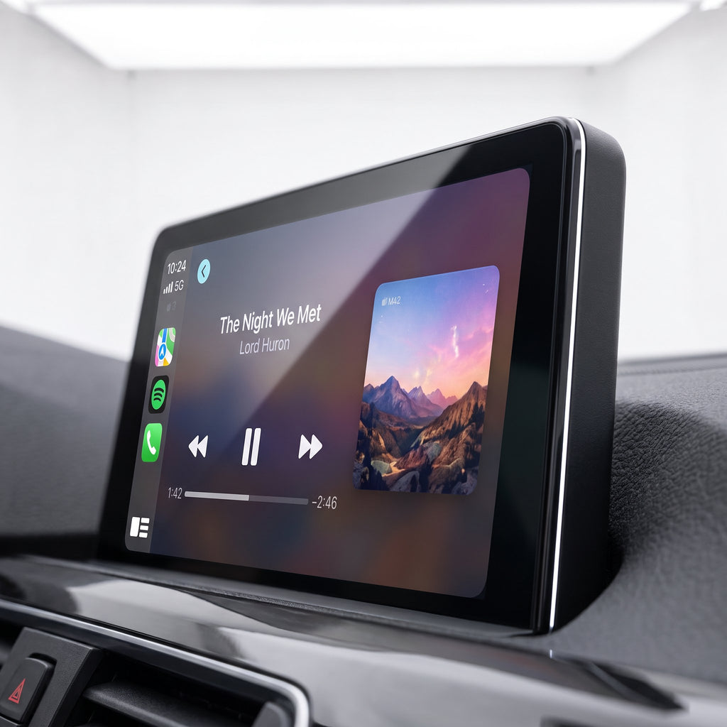 12,3 Zoll CarPlay Display BMW F30 seitlich