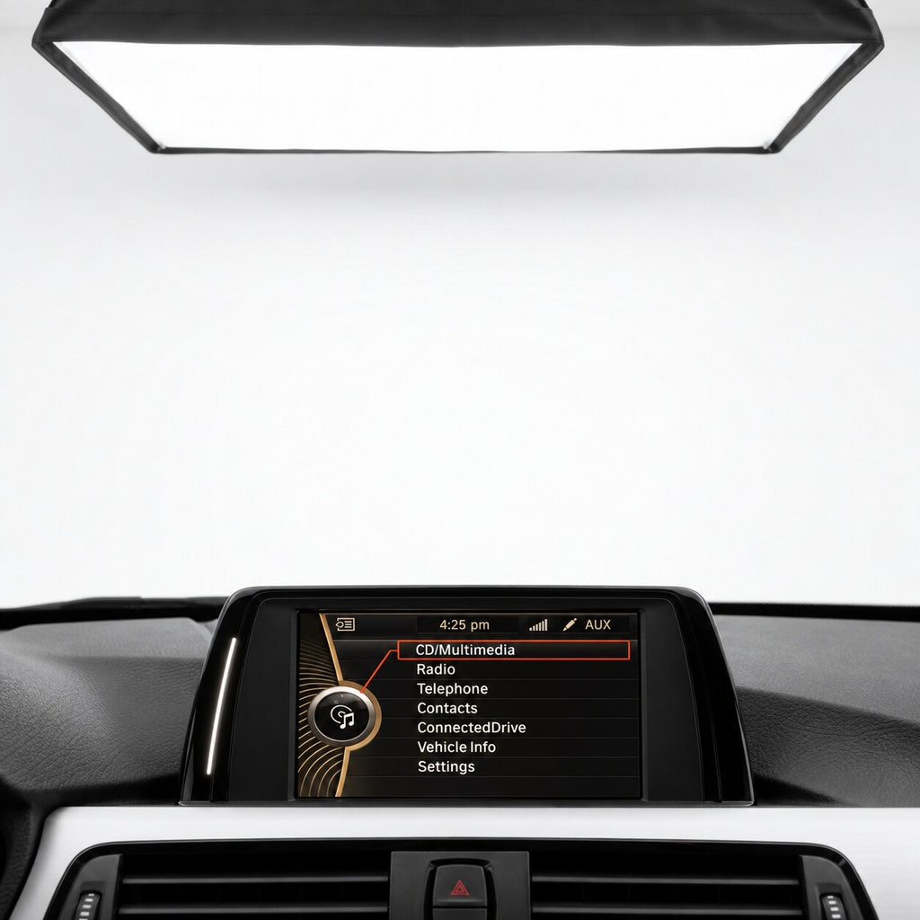Originales 6,5-Zoll-Display im BMW F30 mit CIC-Menü – passt für CIC
