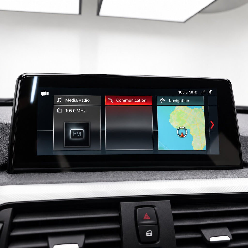 Originales 8,8-Zoll-Display im BMW F30 mit NBT-EVO-Menü – passt für NBT EVO