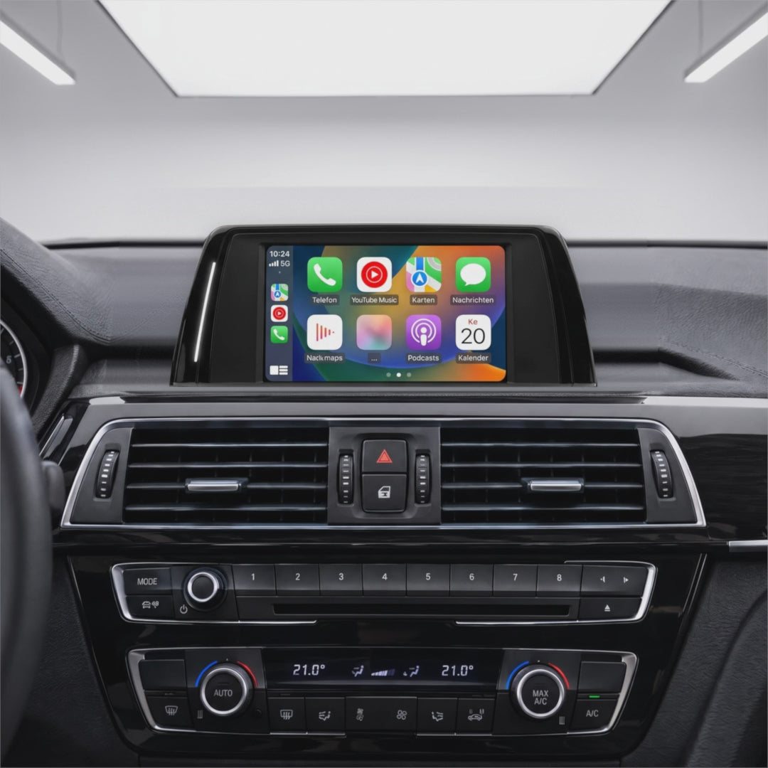Vorher/Nachher: BMW F30 Originaldisplay wird zum 12,3 Zoll CarPlay Display